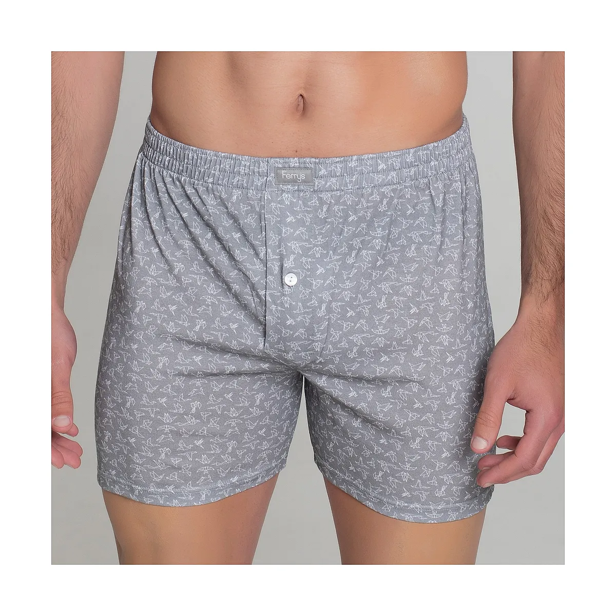 412b PACK 2 BÓXERS ESTAMPADOS GRIS