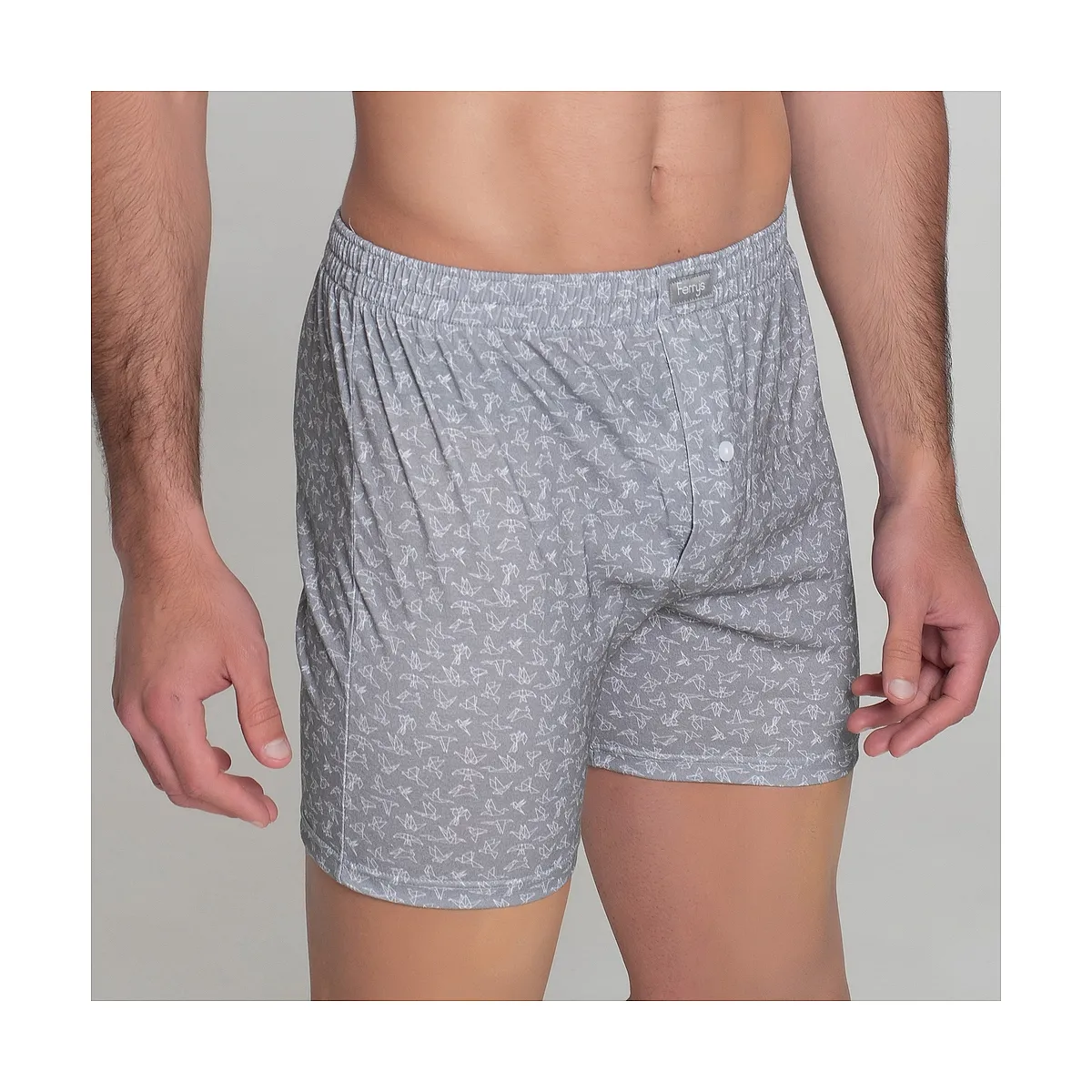 412b PACK 2 BÓXERS ESTAMPADOS GRIS