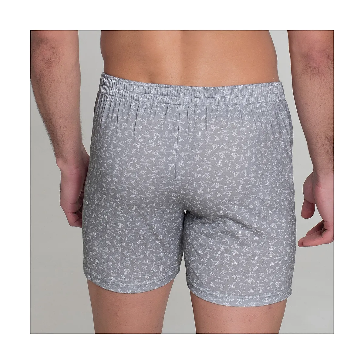 412b PACK 2 BÓXERS ESTAMPADOS GRIS