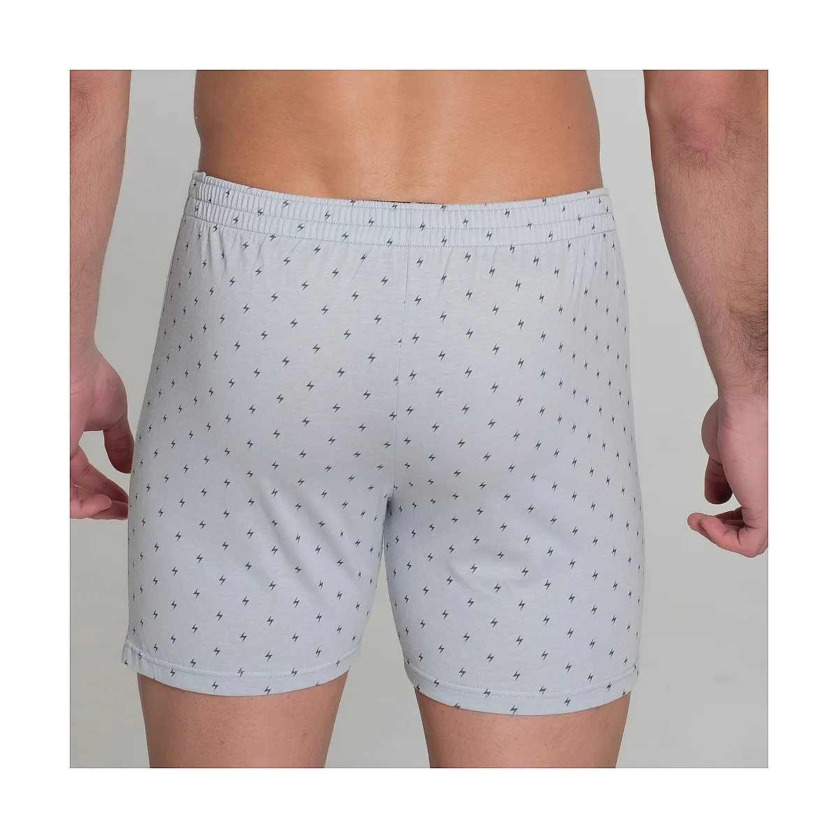 412b PACK 2 BÓXERS ESTAMPADOS GRIS