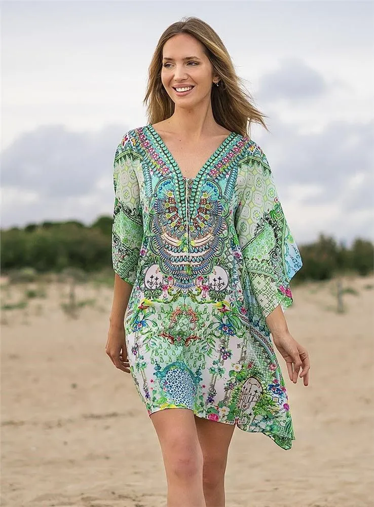 6593 KAFTAN CREP ESTAMPADO