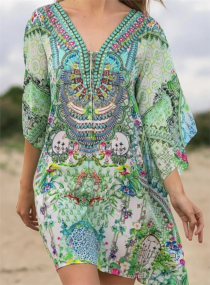 6593 KAFTAN CREP ESTAMPADO