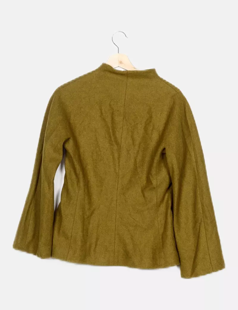 Adolfo Dominguez Conjunto verde chaqueta falda