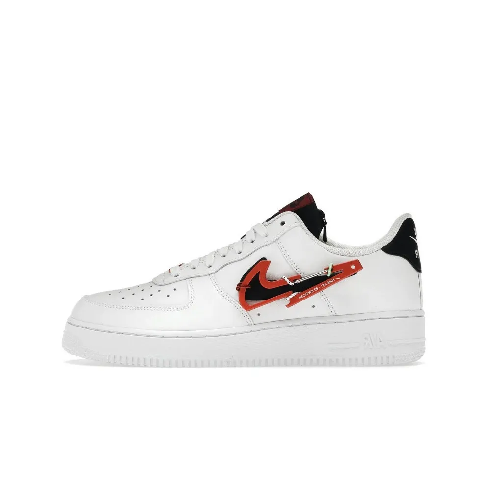 Air Force 1 Low Carabiner Swoosh Red