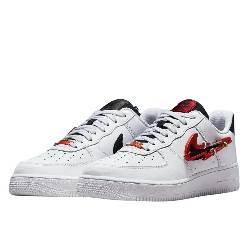 Air Force 1 Low Carabiner Swoosh Red