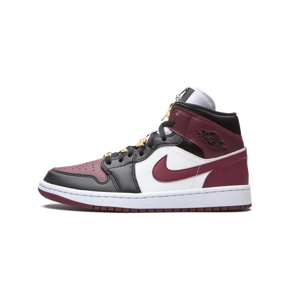 Air Jordan 1 Mid Gold Pendants Beetroot