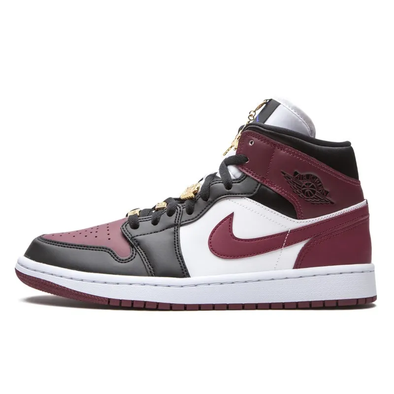 Air Jordan 1 Mid Gold Pendants Beetroot