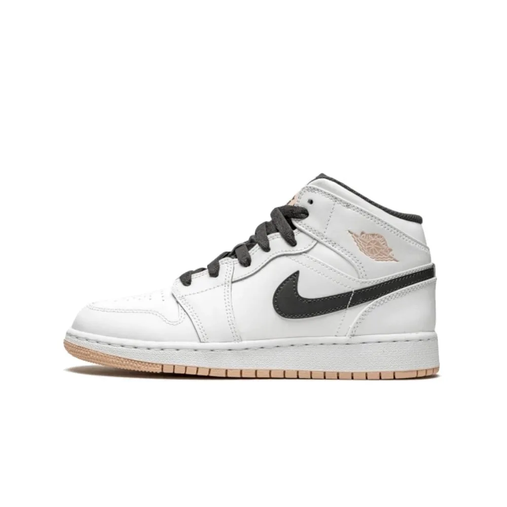 Air Jordan 1 Mid White Arctic Orange