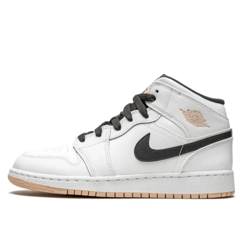 Air Jordan 1 Mid White Arctic Orange