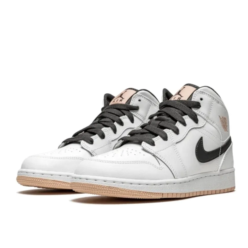 Air Jordan 1 Mid White Arctic Orange