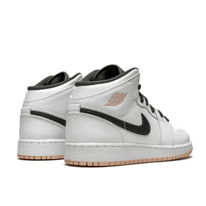 Air Jordan 1 Mid White Arctic Orange