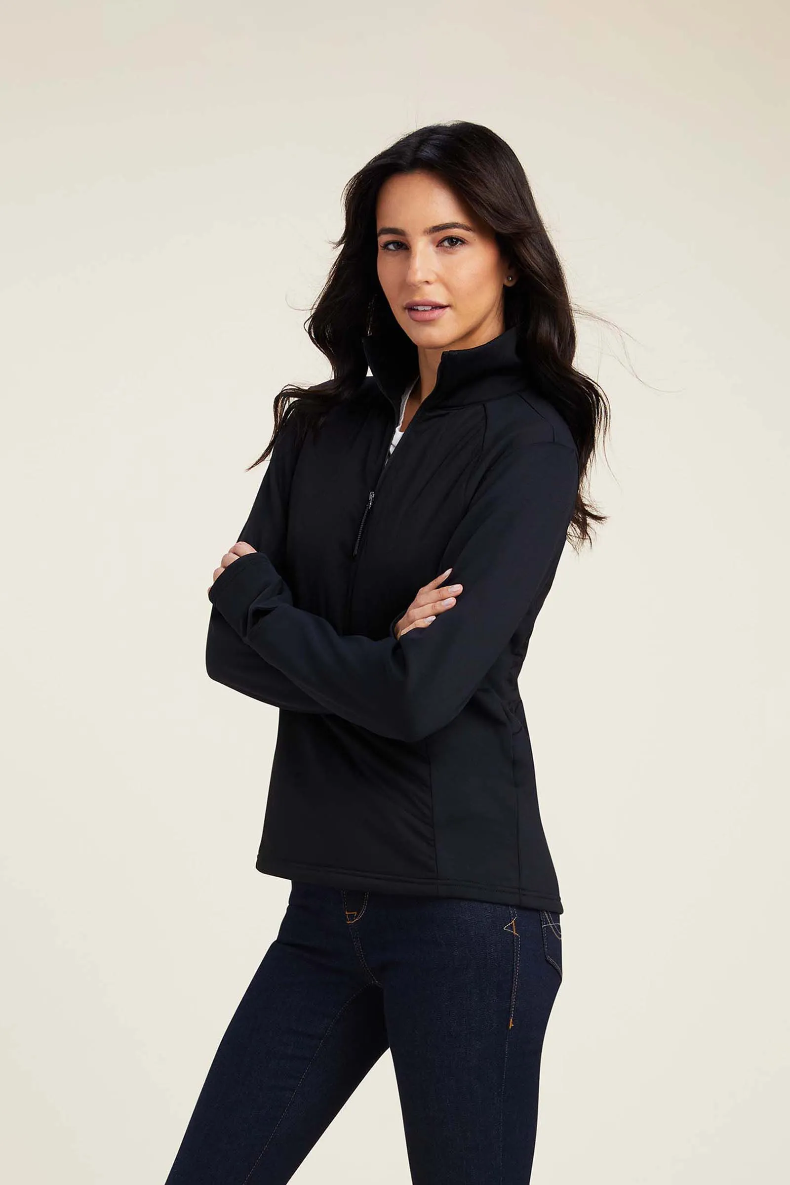 Ariat Suéter con 1/2 Cremallera para Mujer Venture