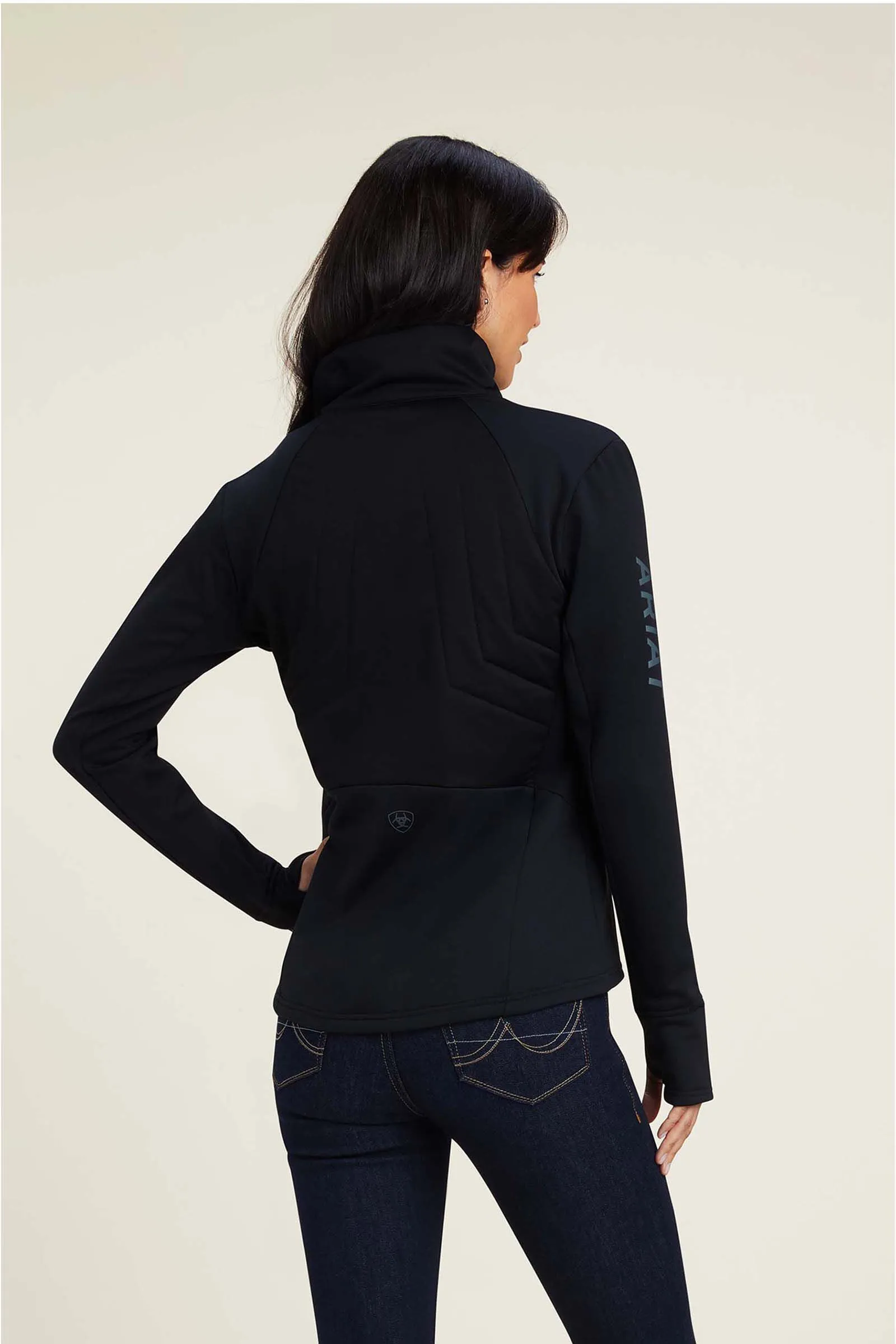 Ariat Suéter con 1/2 Cremallera para Mujer Venture