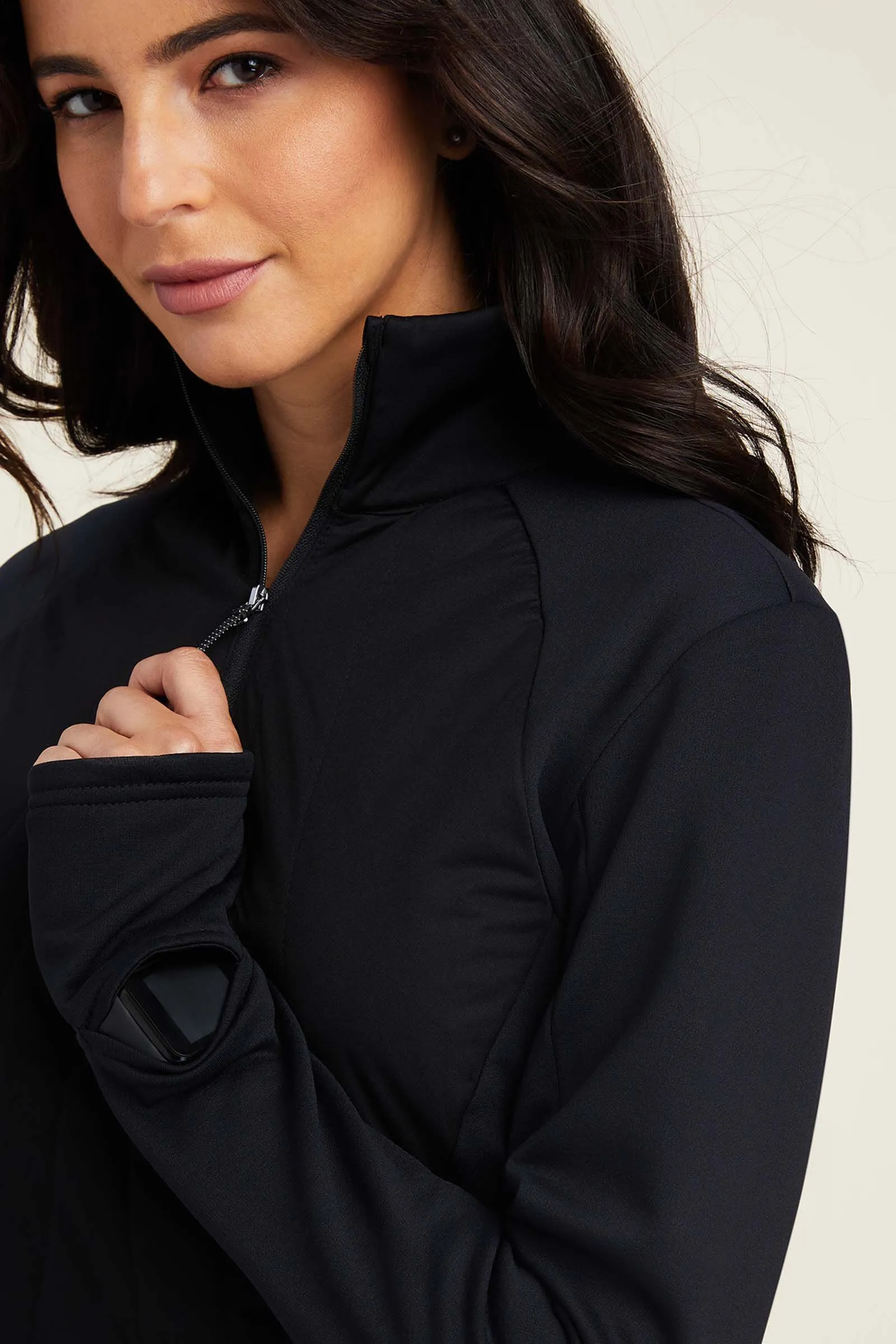 Ariat Suéter con 1/2 Cremallera para Mujer Venture