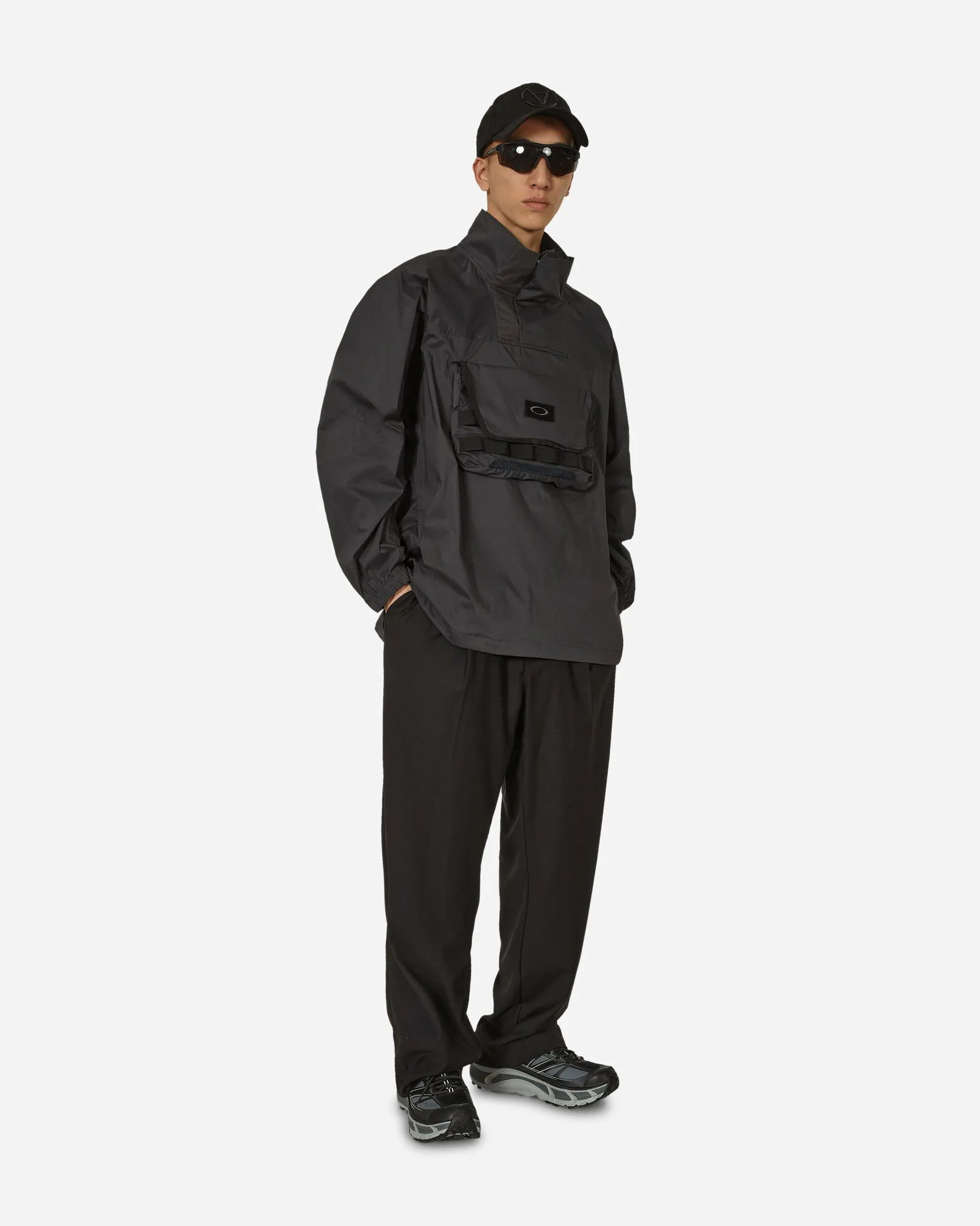 Awake NY Pleated Wool Pants Black