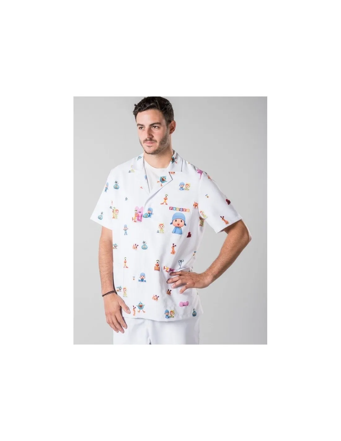Bata corta sanitaria hombre Garys Pocoyo