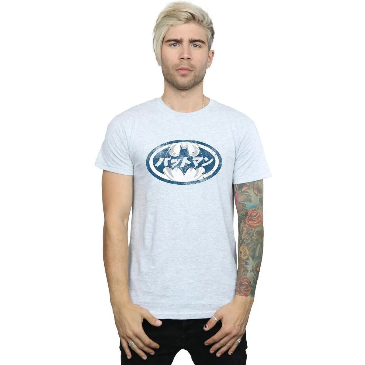 Batman Japanese Logo White