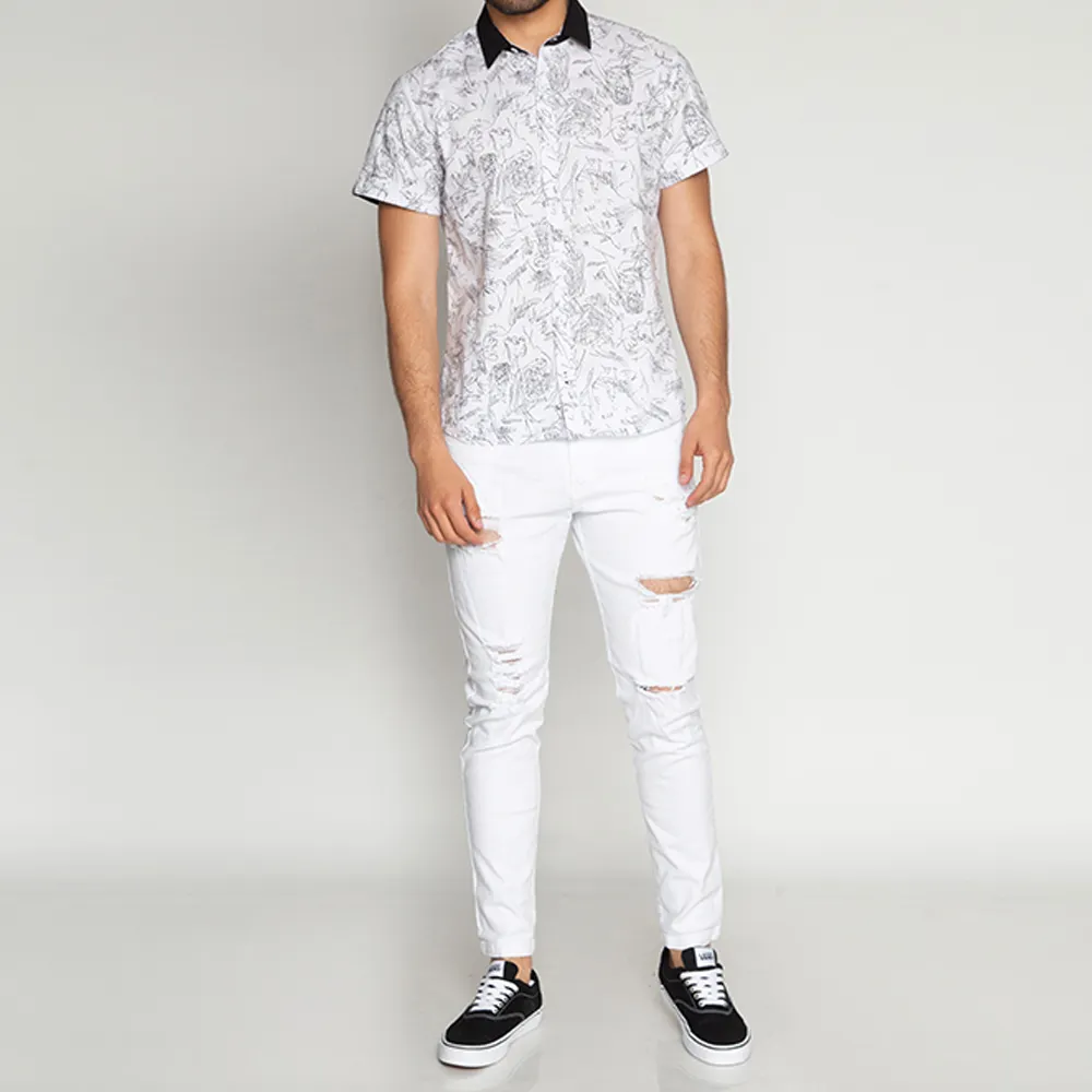 Camisa Manga Corta Knz Estamapada Scratch