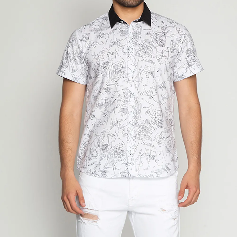 Camisa Manga Corta Knz Estamapada Scratch