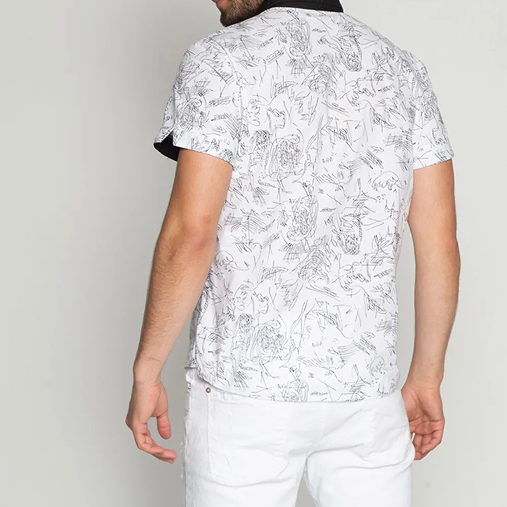 Camisa Manga Corta Knz Estamapada Scratch