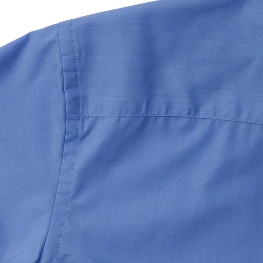 Camisa popelin manga corta hombre