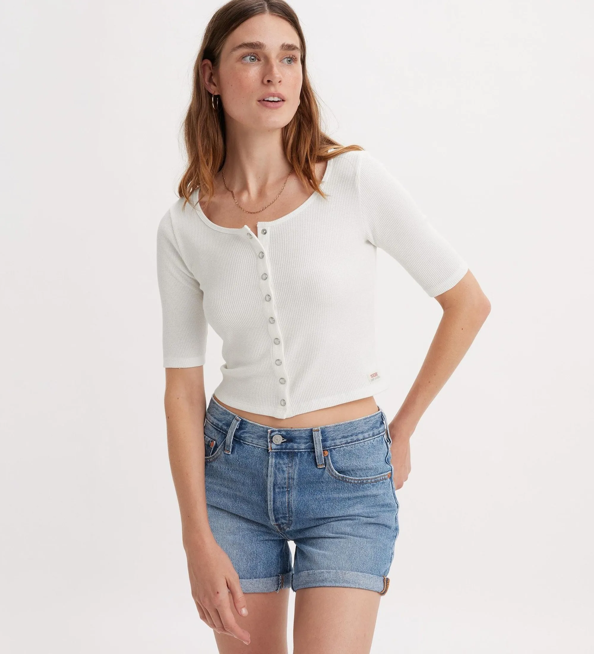 Camiseta Dry Goods blanco