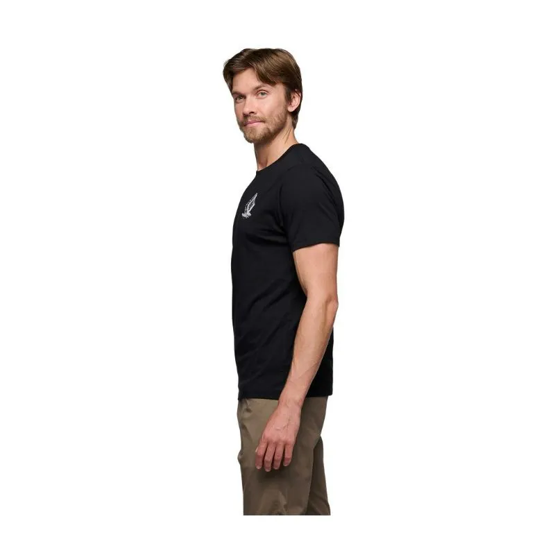 Camiseta escalada Black Diamond Camiseta manga corta Boulder (Negro)