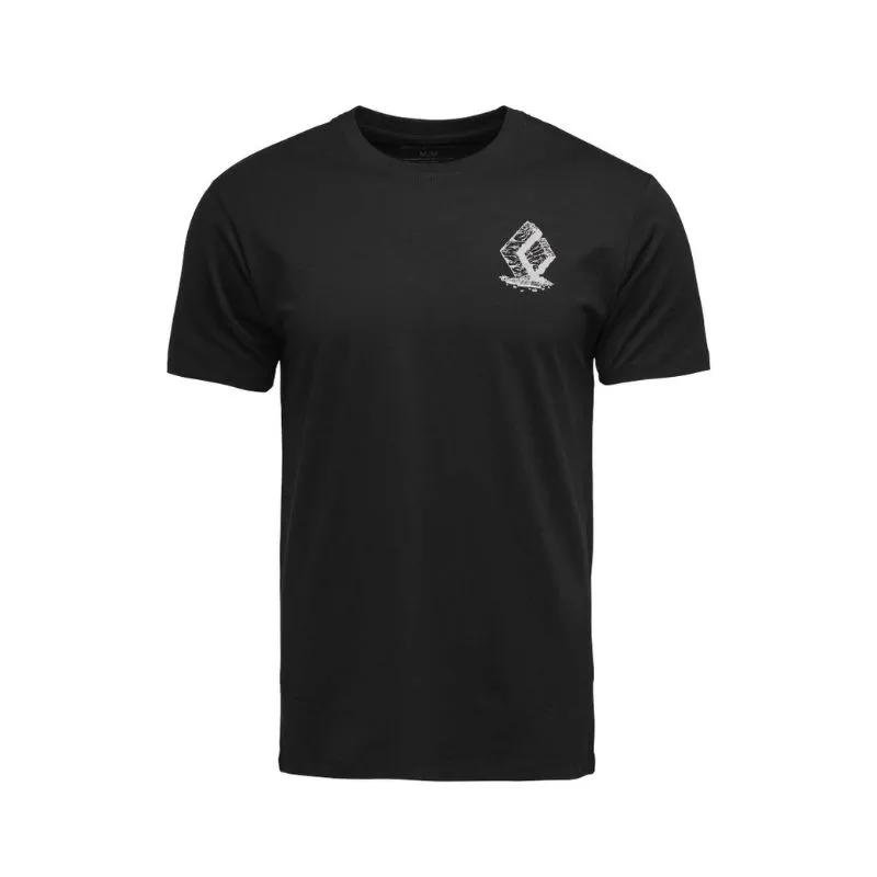 Camiseta escalada Black Diamond Camiseta manga corta Boulder (Negro)