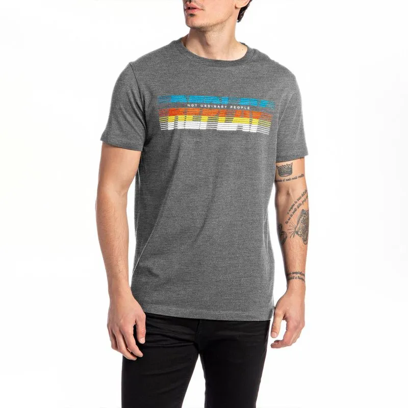 Camiseta Manga Corta Para Hombre Replay
