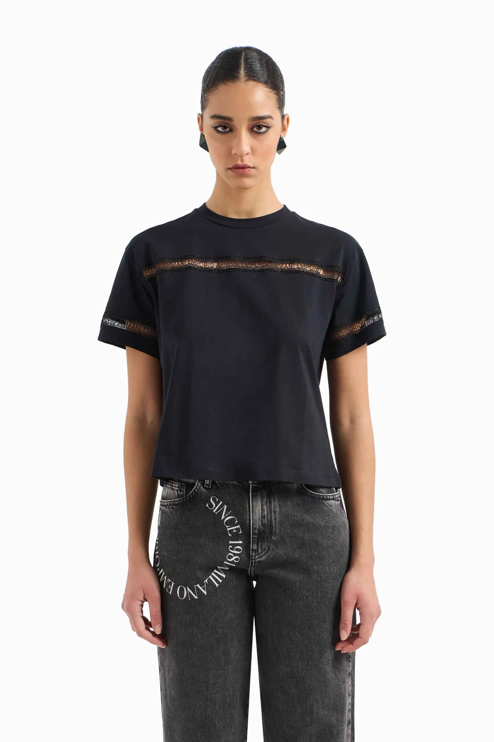 Camiseta para mujer de Emporio Armani – 3D2T7J2JIDZ