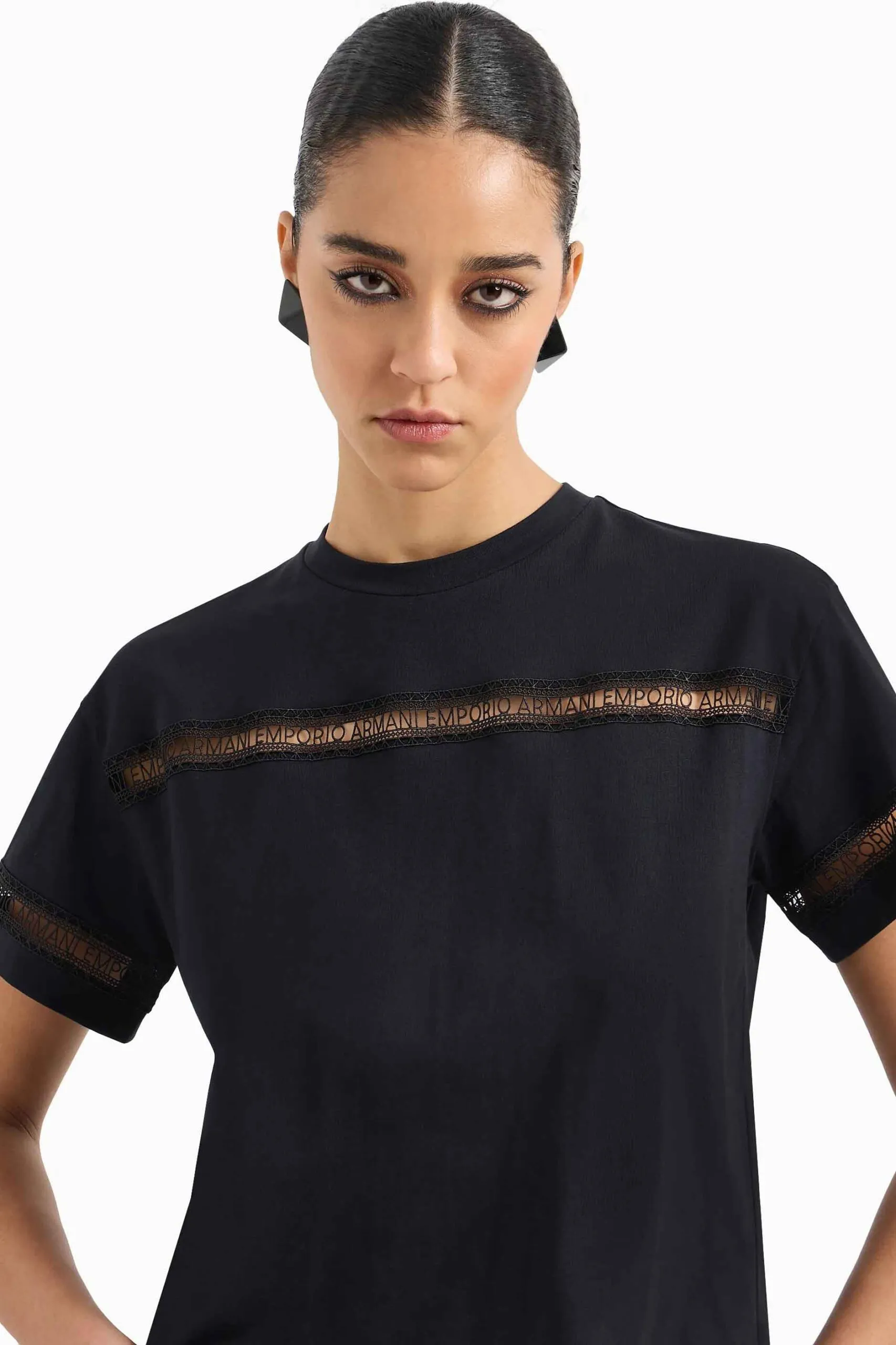Camiseta para mujer de Emporio Armani – 3D2T7J2JIDZ
