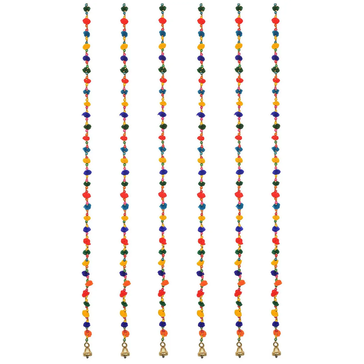 COLGANTE POMPOM 6 UNIDADES