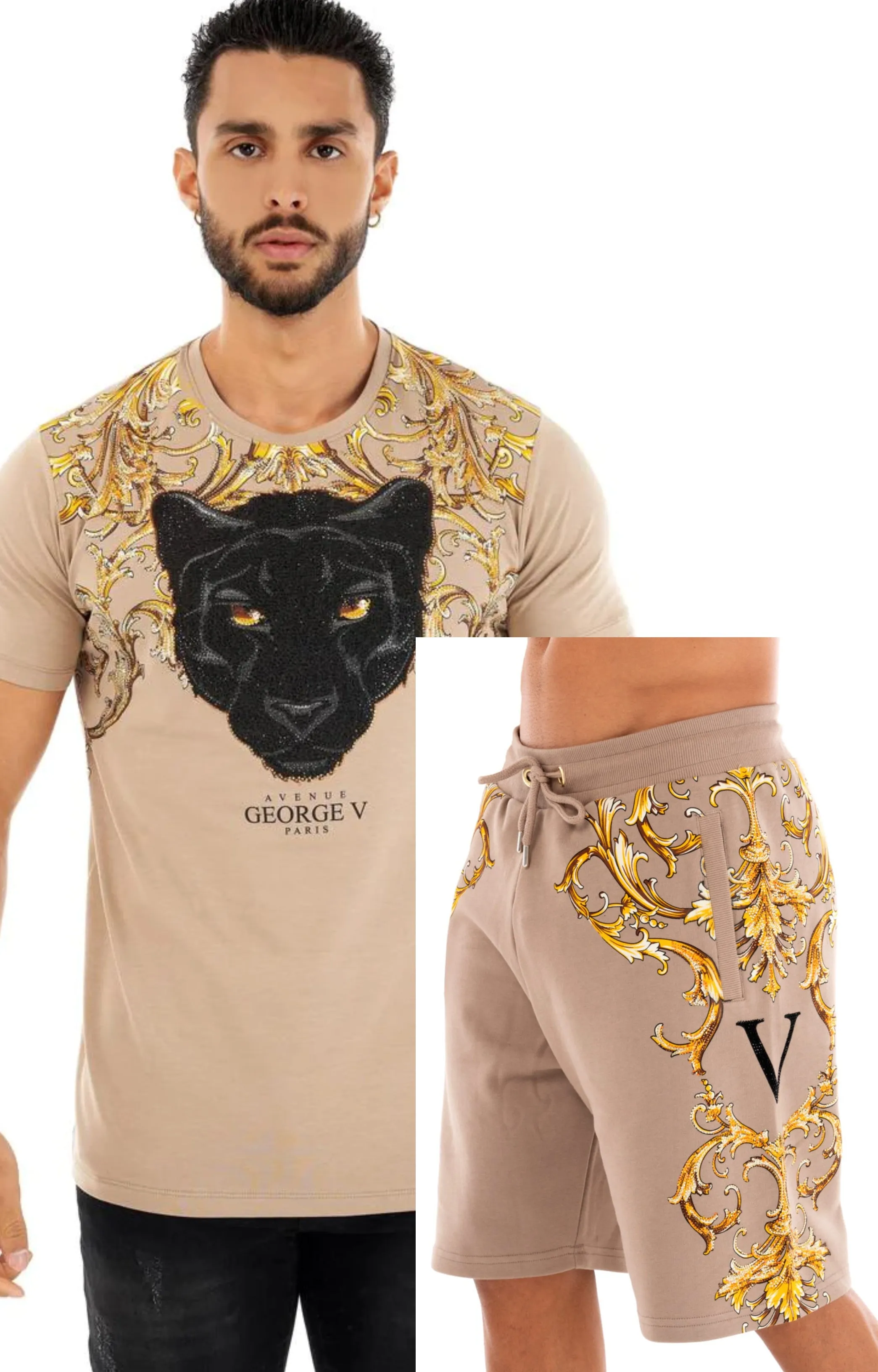 CONJUNTO GEORGE V  GV2354 GV2358 BEIGE