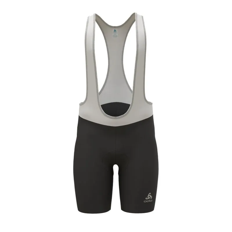 CULOTTE CON TIRANTES PARA HOMBRE ODLO BIB SHORTS ESSENTIAL (BLANCO  NEGRO)