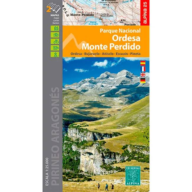 ed. alpina Carpeta Ordesa Monte Perdido 1:25000