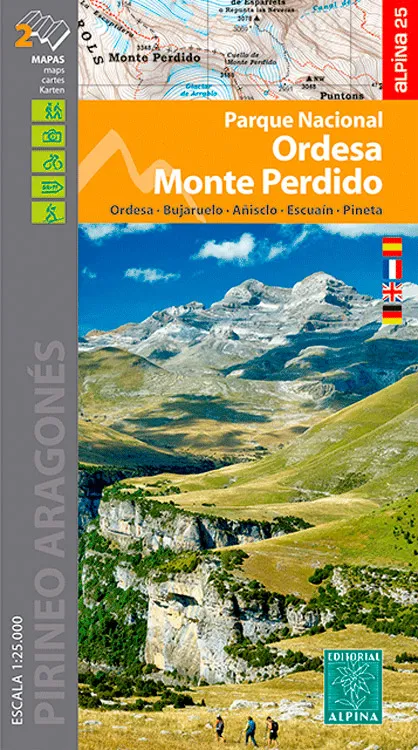 ed. alpina Carpeta Ordesa Monte Perdido 1:25000