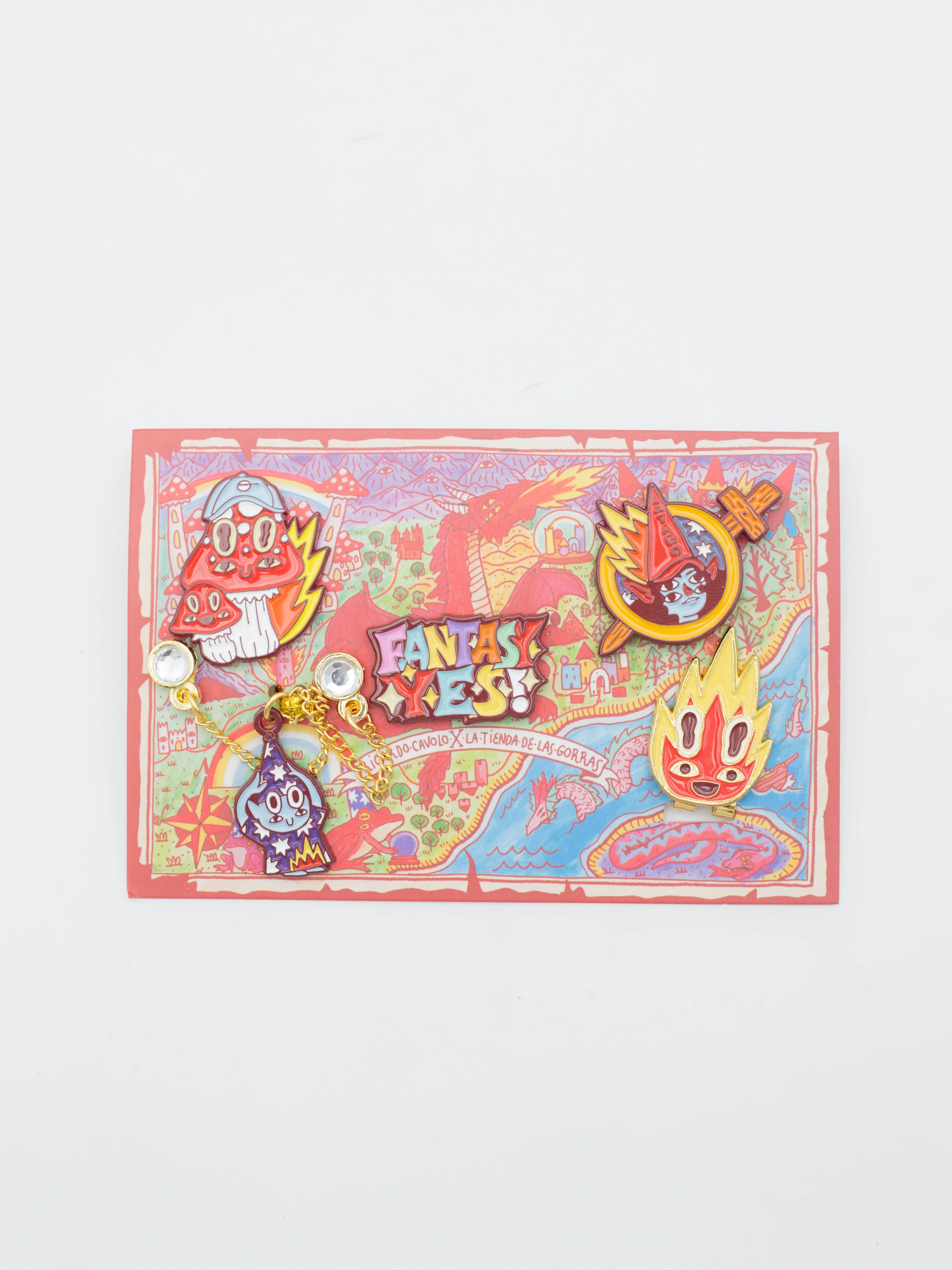 Fantasy LTDLG x Ricardo Cavolo Pack de Pins