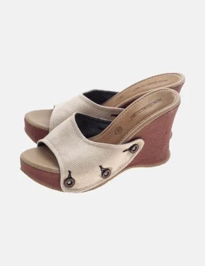 Galibelle Zueco combinado beige