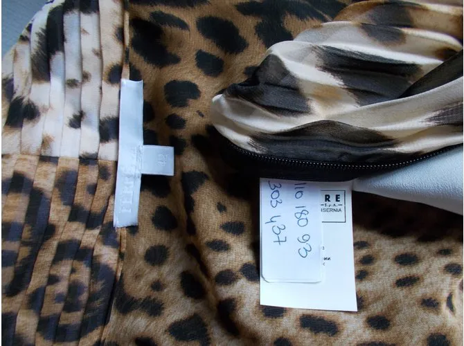 Gianfranco Ferré Vestido Estampado de leopardo 