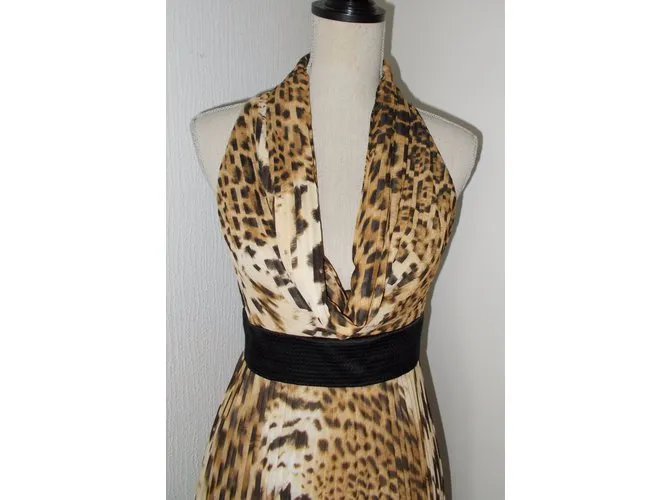 Gianfranco Ferré Vestido Estampado de leopardo 
