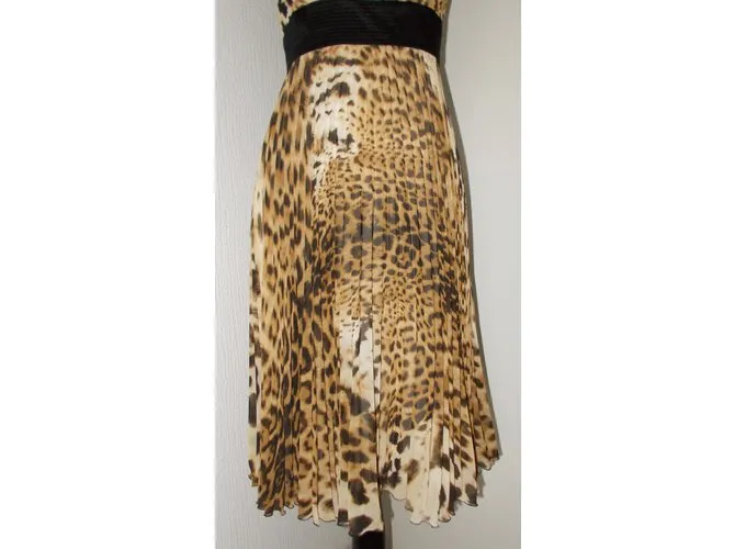 Gianfranco Ferré Vestido Estampado de leopardo 