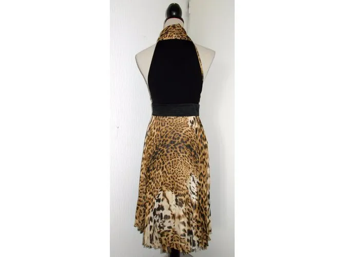 Gianfranco Ferré Vestido Estampado de leopardo 