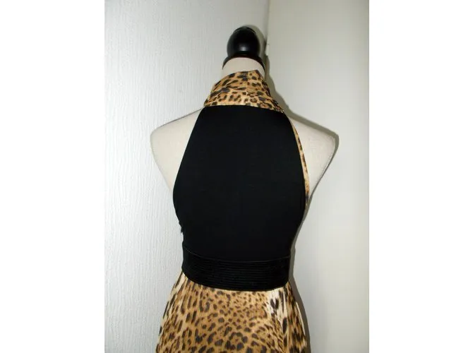 Gianfranco Ferré Vestido Estampado de leopardo 