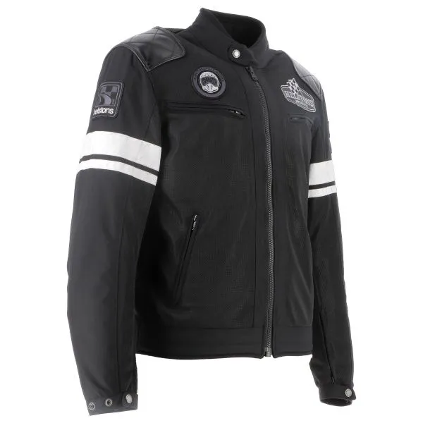 Helstons Revolte Air Mesh Leather Black 