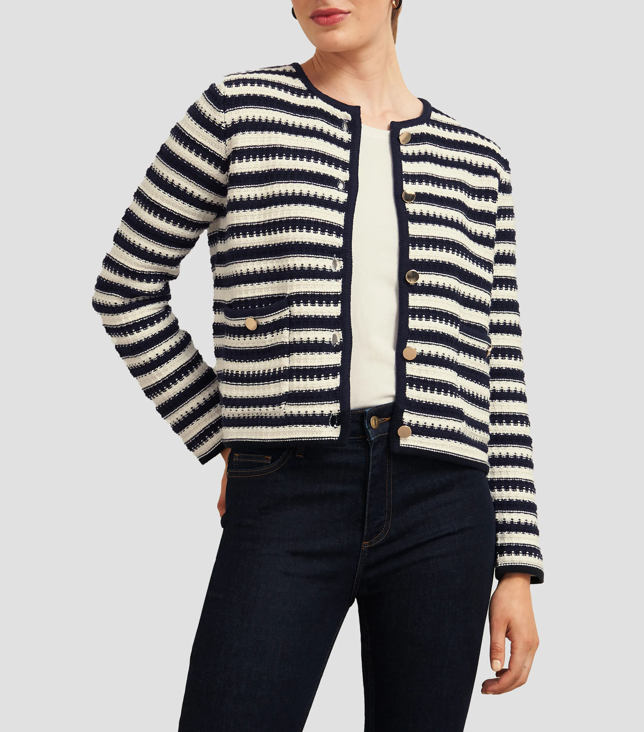 Hobbs Saco con Líneas Mujer