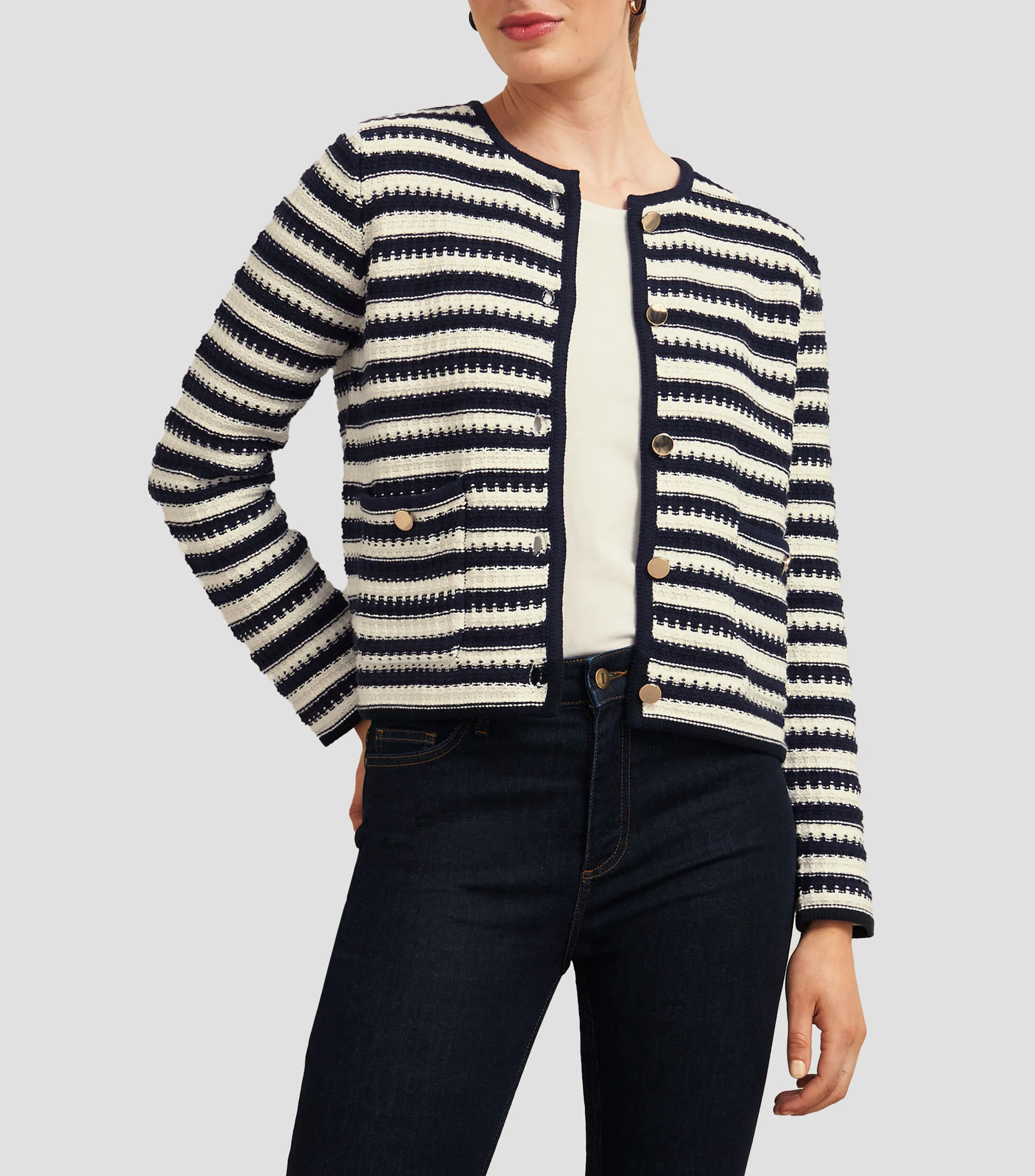 Hobbs Saco con Líneas Mujer