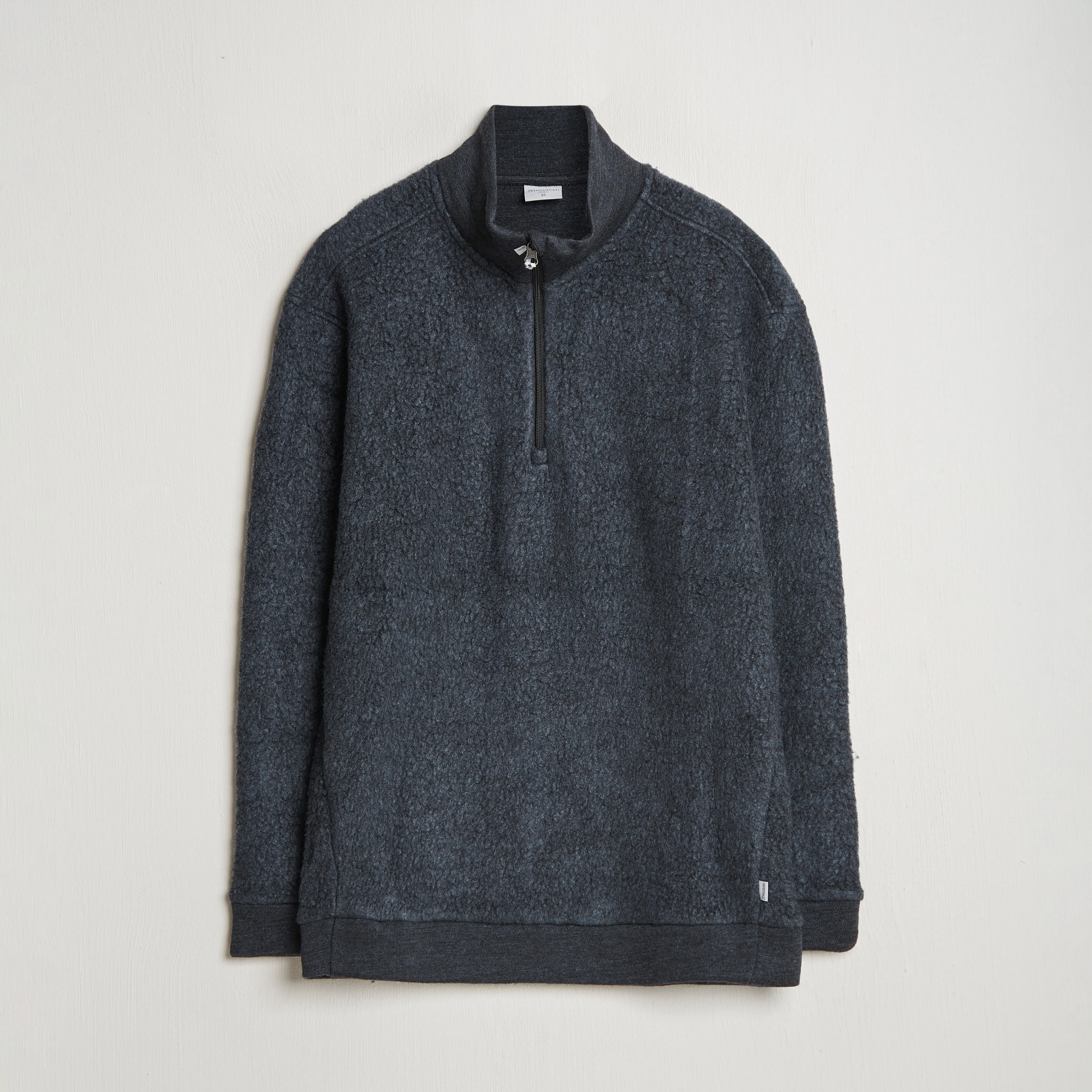 Houdini Alto Wool/Tencel Half Zip True Black