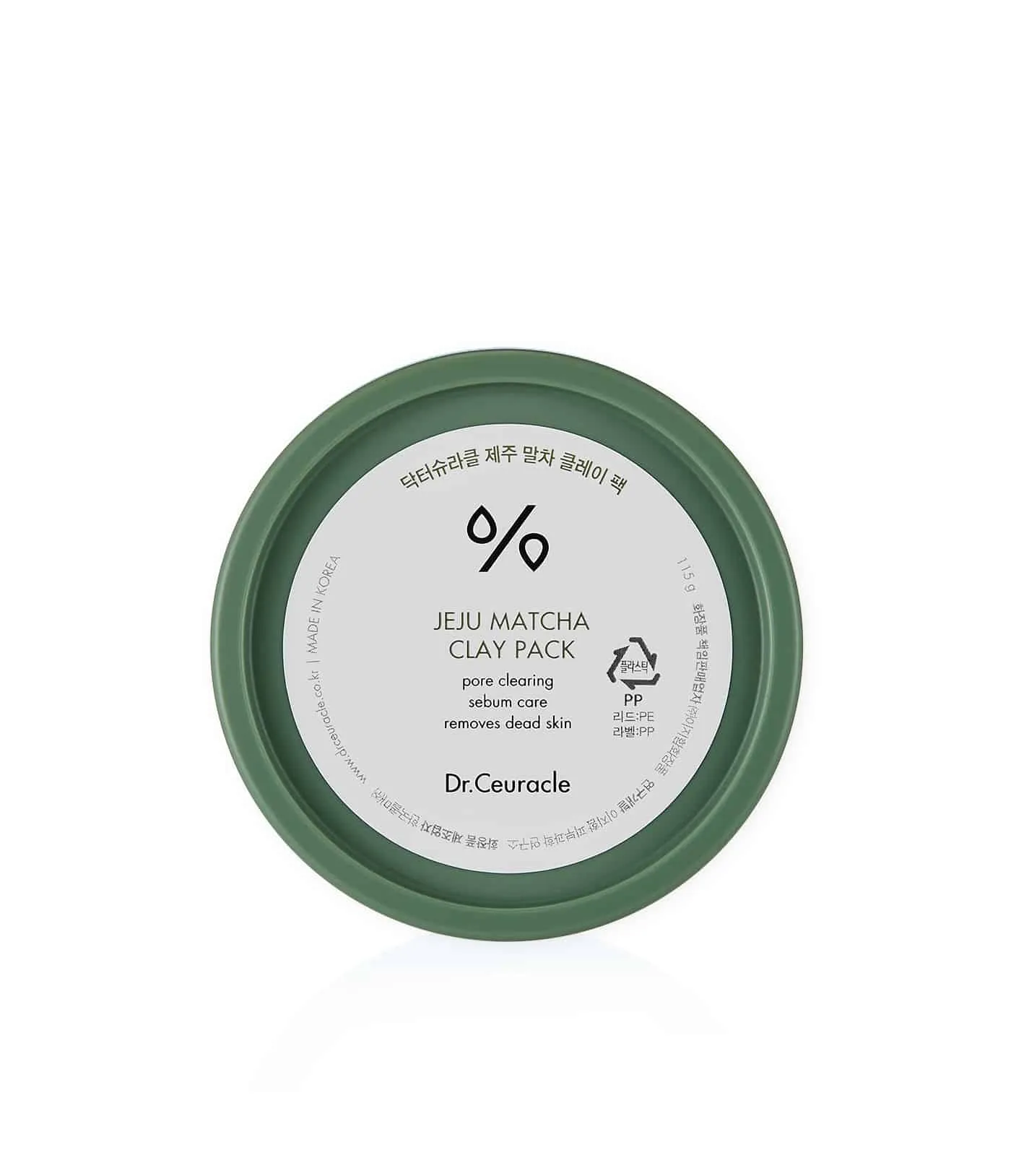 Jeju Matcha Clay Pack
