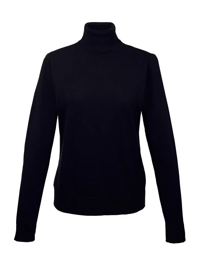 Jersey de cuello alto Negro