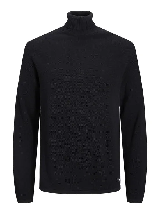 JERSEY DE CUELLO ALTO NEGRO JJEHILL